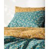 Σετ Σεντόνια Μονά 3 Τεμαχίων Kentia Fay Petrol-Mustard-Green-Pink 160x270