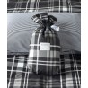 Σετ Παπλωματοθήκη Μονή 2 Τεμαχίων Kentia Festival 30 Black-Grey-White 165x245