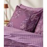 Σετ Σεντόνια Υπέρδιπλα 4 Τεμαχίων Kentia Gaya Mauve- Old Rose 240x270
