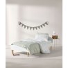 Σετ Παπλωματοθήκη Μονή 2 Τεμαχίων Kentia Jinu 36 Light Green-White 165x245