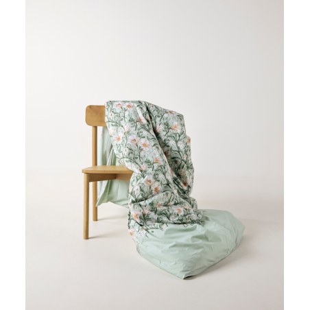 Σετ Παπλωματοθήκη Υπέρδιπλη 3 Τεμαχίων Kentia Judith Green-Beige-Orange 225x245