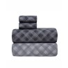 Σετ Σεντόνια Ημίδιπλα 3 Τεμαχίων Kentia Karavagio 30 Anthracite-Light Grey 190x270