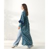Κιμονό Kentia Ladon 02 Blue- Green- Beige
