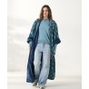 Κιμονό Kentia Ladon 02 Blue- Green- Beige