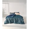 Κουβερτοπάπλωμα King Size Kentia Ladon 02 Blue- Green- Beige 260x240