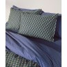 Σετ Σεντόνια King Size 4 Τεμαχίων Kentia Ladon 02 Blue- Green- Beige 270x270