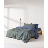 Σετ Σεντόνια Υπέρδιπλα 4 Τεμαχίων Kentia Ladon 02 Blue- Green- Beige 240x270