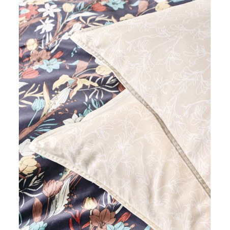 Σετ Μαξιλαροθήκες 2 Τεμαχίων Kentia Liliver A Beige-White 50X70