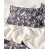 Σετ Μαξιλαροθήκες 2 Τεμαχίων Kentia Liliver Dark Grey-White-Beige-Red-Green 50X70