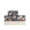 Σετ Σεντόνια Υπέρδιπλα 4 Τεμαχίων Kentia Liliver Dark Grey-White-Beige-Red-Green 240x270