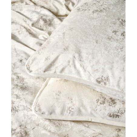 Σετ Παπλωματοθήκη King Size 3 Τεμαχίων Kentia Linsey Ecru 260x240