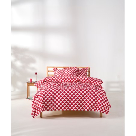Σετ Παιδικά Σεντόνια Μονά 3 Τεμαχίων Kentia Lola Red-Pink 160x270