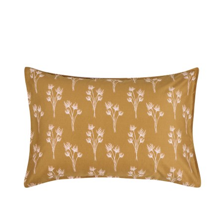 Σετ Μαξιλαροθήκες 2 Τεμαχίων Kentia Louise Mustard- Beige 50X70