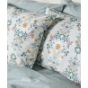 Σετ Παπλωματοθήκη Υπέρδιπλη 3 Τεμαχίων Kentia Marita Light Blue-Sage Green-Yellow Red-White 225x245