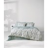 Σετ Σεντόνια King Size 4 Τεμαχίων Kentia Marita Light Blue-Sage Green-Yellow Red-White 270x270