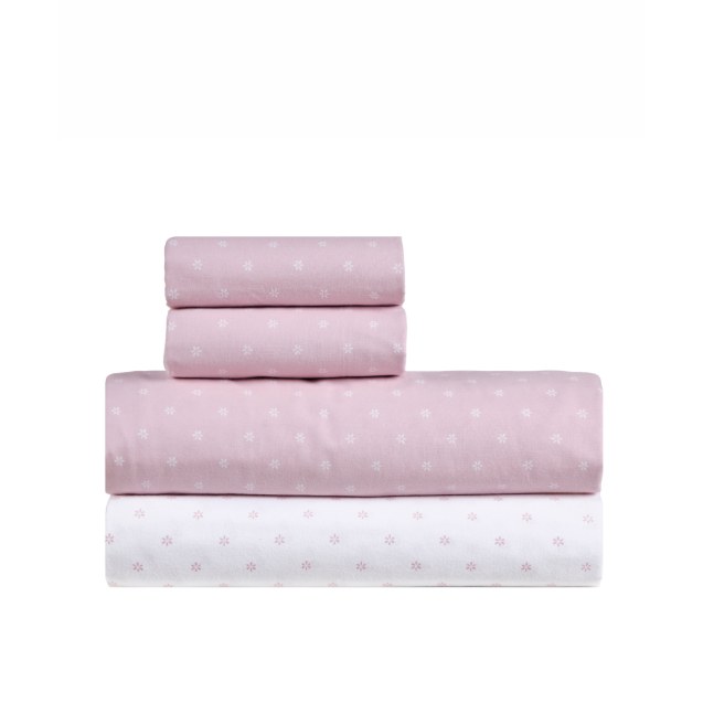 Σετ Σεντόνια Φανελένια Υπέρδιπλα 4 Τεμαχίων...