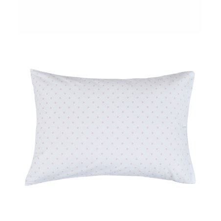 Σετ Μαξιλαροθήκες 2 Τεμαχίων Kentia Mary 14A White-Baby Pink 50X70