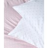 Σετ Μαξιλαροθήκες 2 Τεμαχίων Kentia Mary 14A White-Baby Pink 50X70