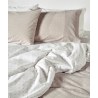 Σετ Παπλωματοθήκη Μονή 2 Τεμαχίων Kentia Mary 26 Beige-White 165x245