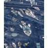 Παιδική Κουβέρτα Fleece Μονή Kentia Milky Dark Blue-White-Ciel-Green 160x220
