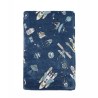 Παιδική Κουβέρτα Fleece Μονή Kentia Milky Dark Blue-White-Ciel-Green 160x220
