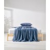 Κουβέρτα Fleece Μονή Kentia Monica 01 Blue 160x220