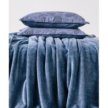 Κουβέρτα Fleece Ημίδιπλη Kentia Monica 01 Blue 180x220
