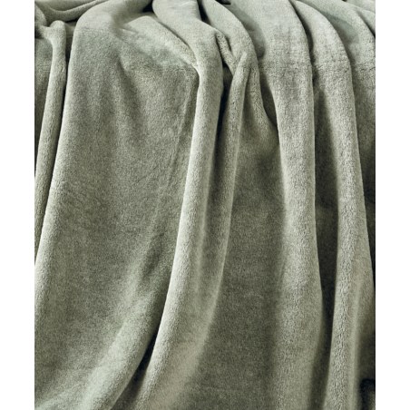 Κουβέρτα Fleece Μονή Kentia Monica 02 Green 160x220