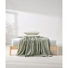 Κουβέρτα Fleece Ημίδιπλη Kentia Monica 02 Green 180x220