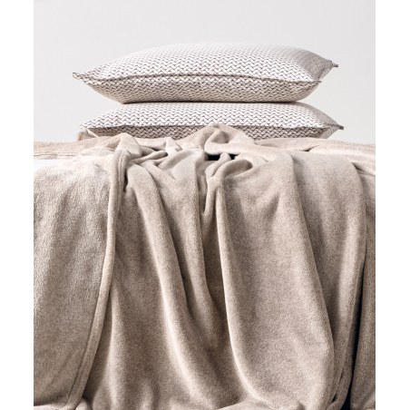 Κουβέρτα Fleece Μονή Kentia Monica 26 Beige 160x220
