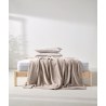 Κουβέρτα Fleece Ημίδιπλη Kentia Monica 26 Beige 180x220