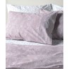 Σετ Παπλωματοθήκη King Size 3 Τεμαχίων Kentia Nebula Dusty Pink-White 260x240