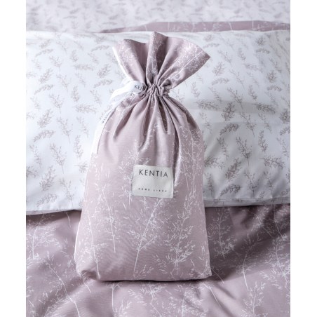 Σετ Παπλωματοθήκη Υπέρδιπλη 3 Τεμαχίων Kentia Nebula Dusty Pink-White 225x245