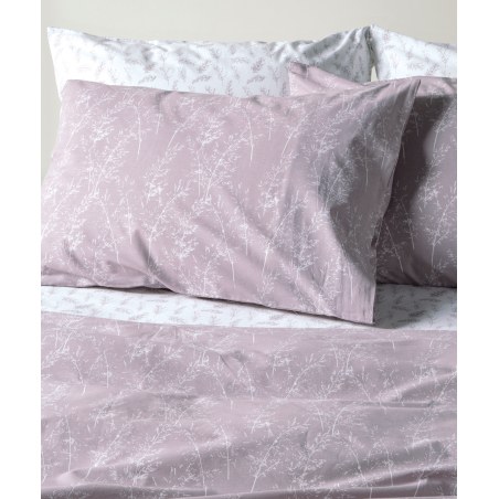 Σετ Σεντόνια Υπέρδιπλα 4 Τεμαχίων Kentia Nebula Dusty Pink-White 240x270