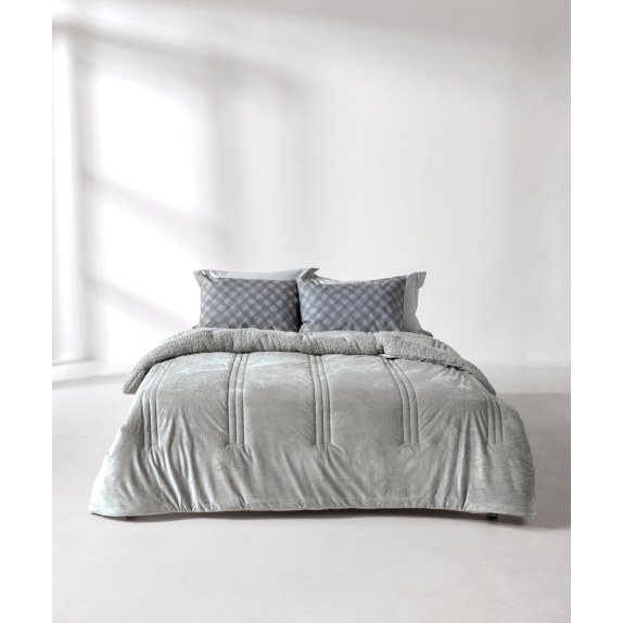 Κουβερτοπάπλωμα Μονό Kentia Notturno 2622 Grey 160x220