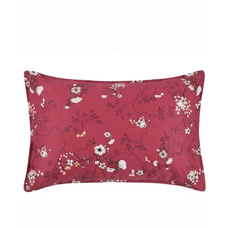 Σετ Μαξιλαροθήκες 2 Τεμαχίων Kentia Ofilia Red- Beige- White 50X70