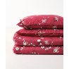 Σετ Μαξιλαροθήκες 2 Τεμαχίων Kentia Ofilia Red- Beige- White 50X70