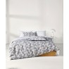 Σετ Παπλωματοθήκη Υπέρδιπλη 3 Τεμαχίων Kentia Opalite 15 Beige-Grey 225x245