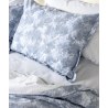 Σετ Σεντόνια Υπέρδιπλα 4 Τεμαχίων Kentia Opalite 33 Blue Raf-White 240x270
