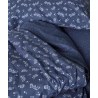 Σετ Παιδικά Σεντόνια Μονά 3 Τεμαχίων Kentia Oriane Dark Blue-White 160x245
