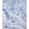Σετ Παιδικά Σεντόνια Μονά 3 Τεμαχίων Kentia Prova Ciel-Grey-White-Black 160x245