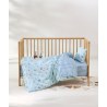 Σετ Σεντόνια Κούνιας 3 Τεμαχίων Kentia Roomy Veraman-Blue-White-Yellow 120x170