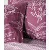 Σετ Σεντόνια Υπέρδιπλα 4 Τεμαχίων Kentia Saporo 05 Bordeaux- Pink 240x270