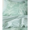 Σετ Παπλωματοθήκη Υπέρδιπλη 3 Τεμαχίων Kentia Saporo 36 Mint Green- Light Green 225x245