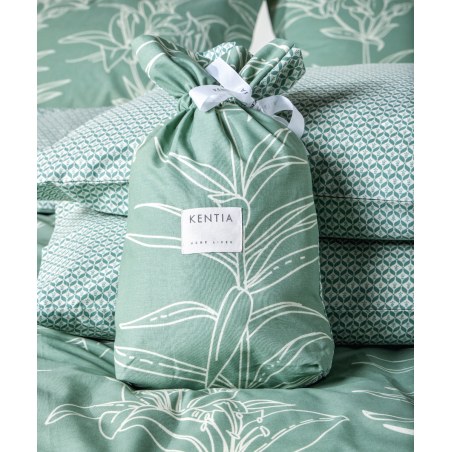 Σετ Σεντόνια Υπέρδιπλα 4 Τεμαχίων Kentia Saporo 36 Mint Green- Light Green 240x270