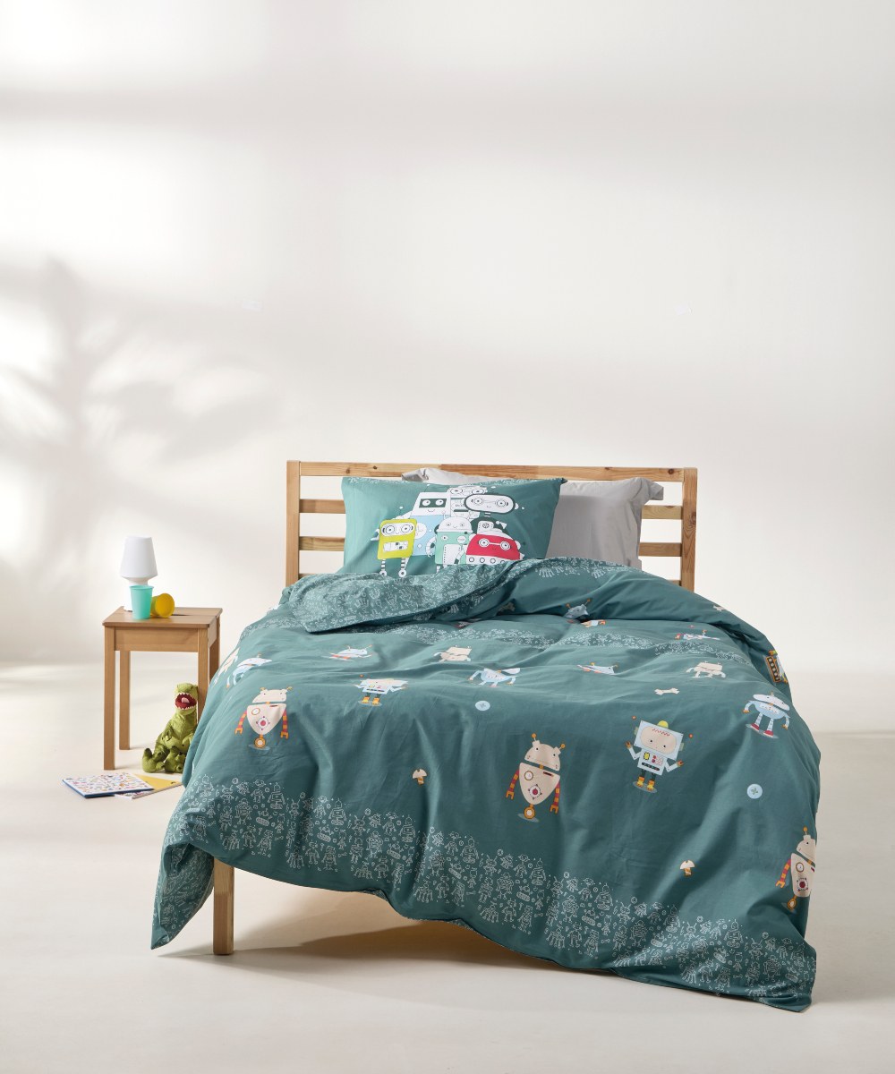 Kentia - ΣΗΜΑΝΤΙΚΟ: Σε περίπτωση διαφοράς τιμής από το κατάστημα ισχύει παντα και μόνο η τιμή του καταστήματος Σετ Παιδικά Σεντόνια Μονά 3 Τεμαχίων Kentia Stevie Gree