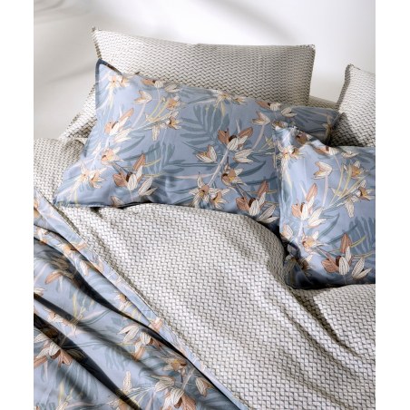Σετ Σεντόνια King Size 4 Τεμαχίων Kentia Sumela 32 Blue-Beige-Green-Yellow 270x270