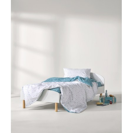 Σετ Παιδικά Σεντόνια Μονά 3 Τεμαχίων Kentia Timothy White-Blue-Green-Yellow 160x245