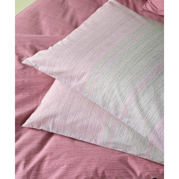 Σετ Μαξιλαροθήκες 2 Τεμαχίων Kentia Tosca A Pink-Bordeaux...