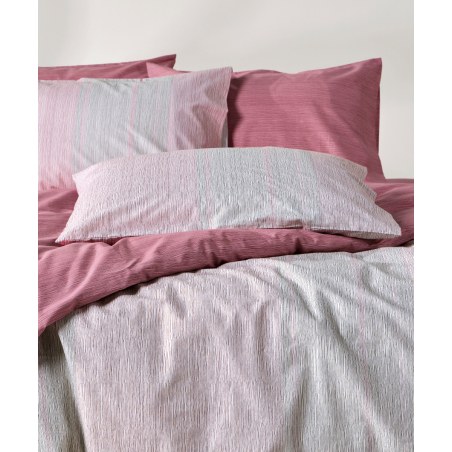 Σετ Σεντόνια Ημίδιπλα 3 Τεμαχίων Kentia Tosca White-Bordeaux-Black 190x270
